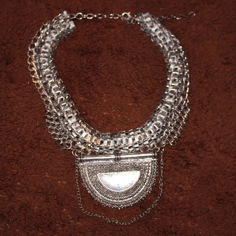 Silver Bohemian Chain Necklace